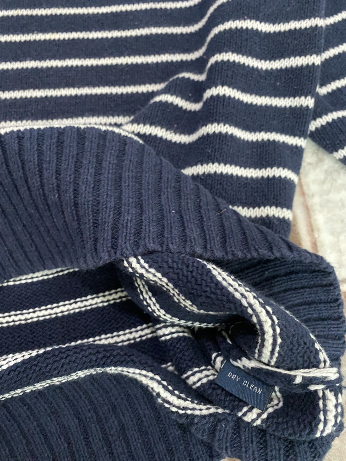 Polo Ralph Lauren × Vintage Crazy Vintage 90s Polo Ralph Lauren Cable Knit Sweater Size US L / EU 52-54 / 3 - 5 Thumbnail