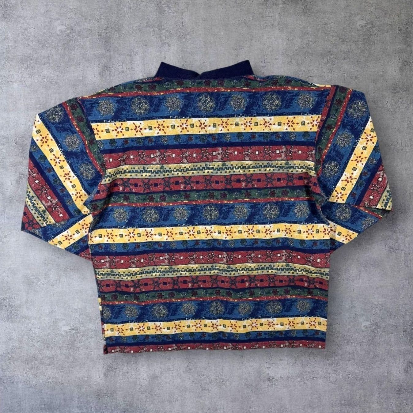 Vintage VINTAGE Duck Head Polo Shirt XL Multicoloured Long Sleeve Shirt Mens Size US XL / EU 56 / 4 - 2 Thumbnail