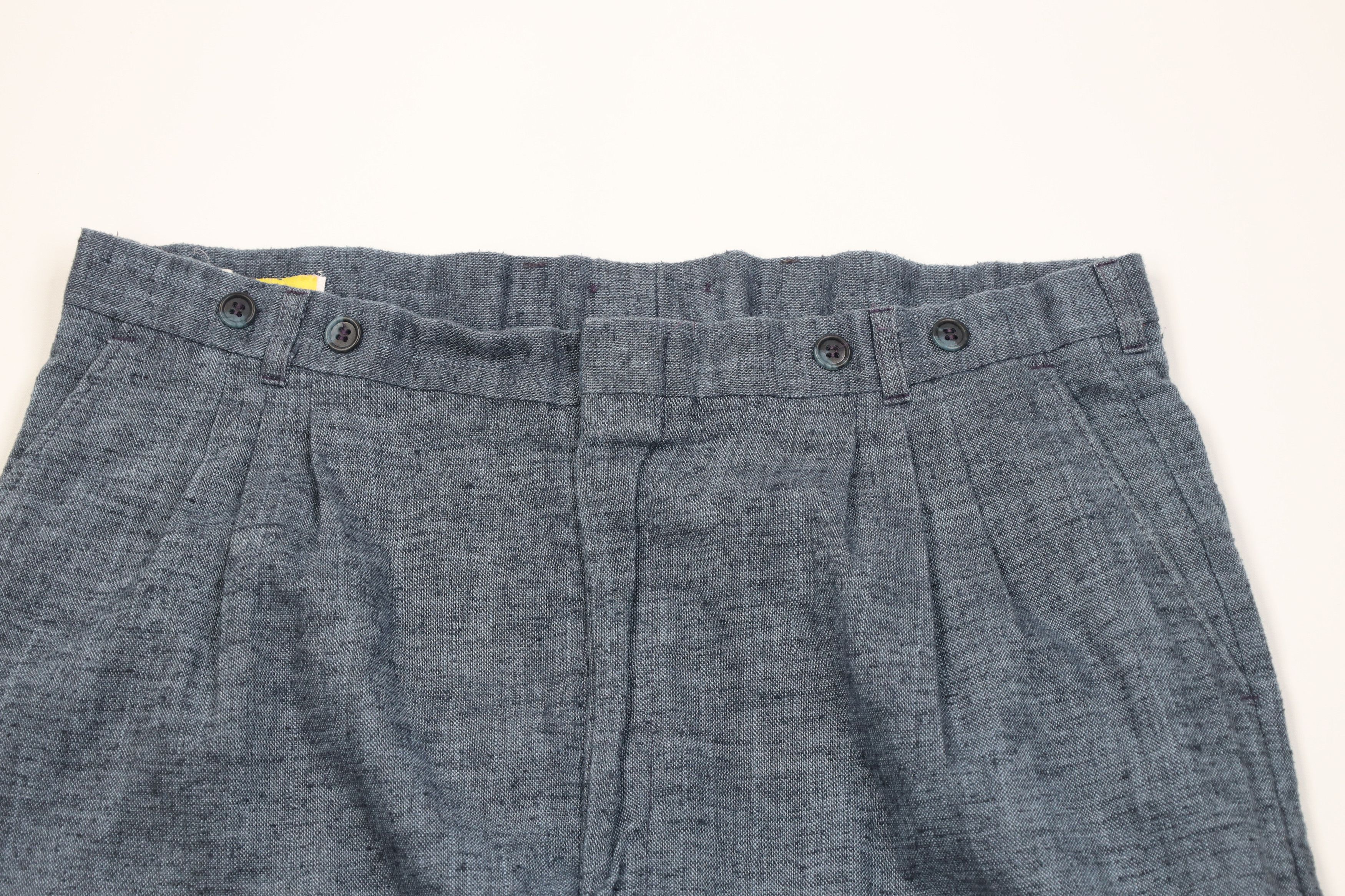 Vintage Vintage 60s 70s Streetwear Burlap Linen Blend Pants USA Size US 34 / EU 50 - 2 Thumbnail