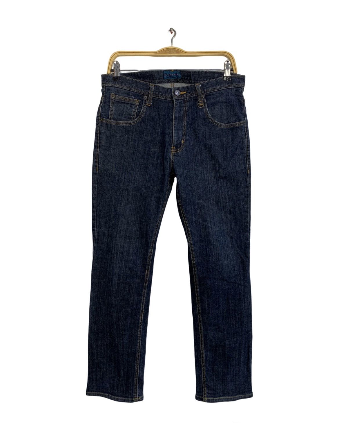 Japanese Brand × RAGEBLUE Hype Rageblue Dark Indigo Denim Jeans Zipper Back Pocket Size US 30 / EU 46 - 2 Thumbnail