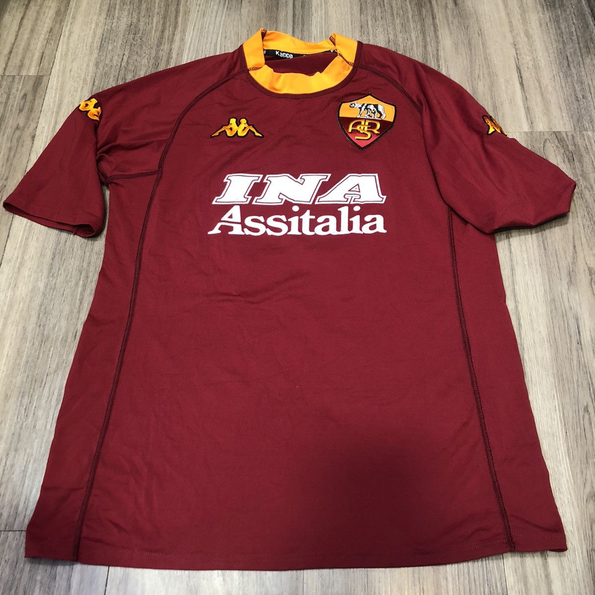 Kappa Roma 00/01 home shirt #8 Nakata | Grailed
