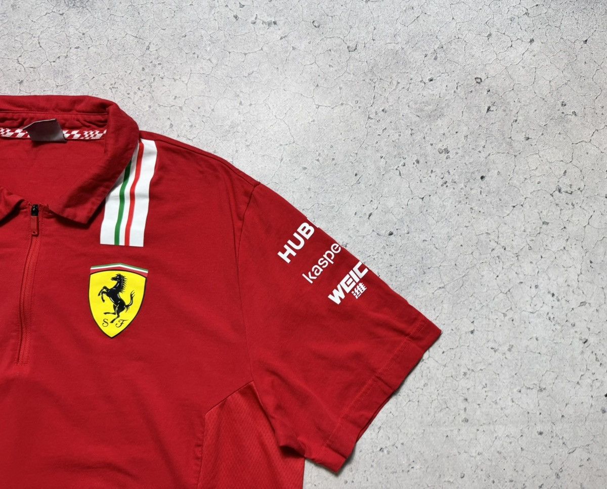 Ferrari × Puma Puma Ferrari Pirelli Racing Polo Shirt Vintage Size US XL / EU 56 / 4 - 3 Thumbnail