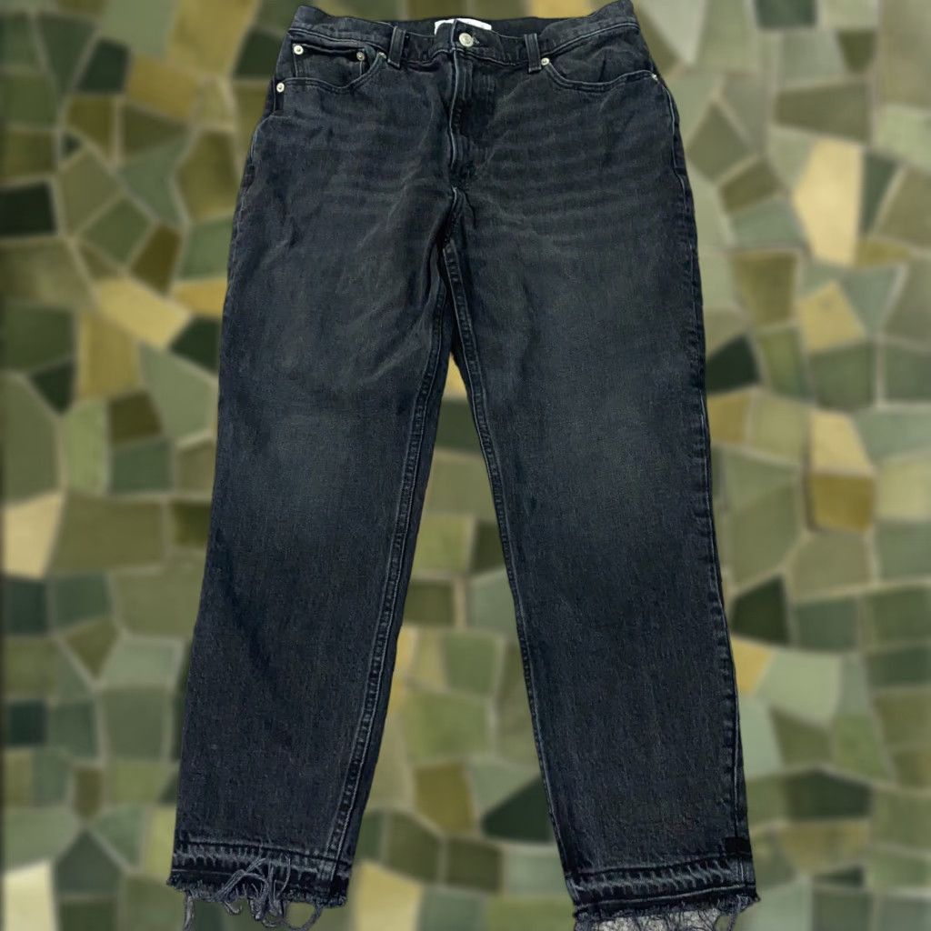 Abercrombie & Fitch Abercrombie & Fitch Jeans Womens Size 10 Skinny High Rise Black Denim 5-Pocket Stretch Size 30" / US 8 / IT 44 - 1 Thumbnail