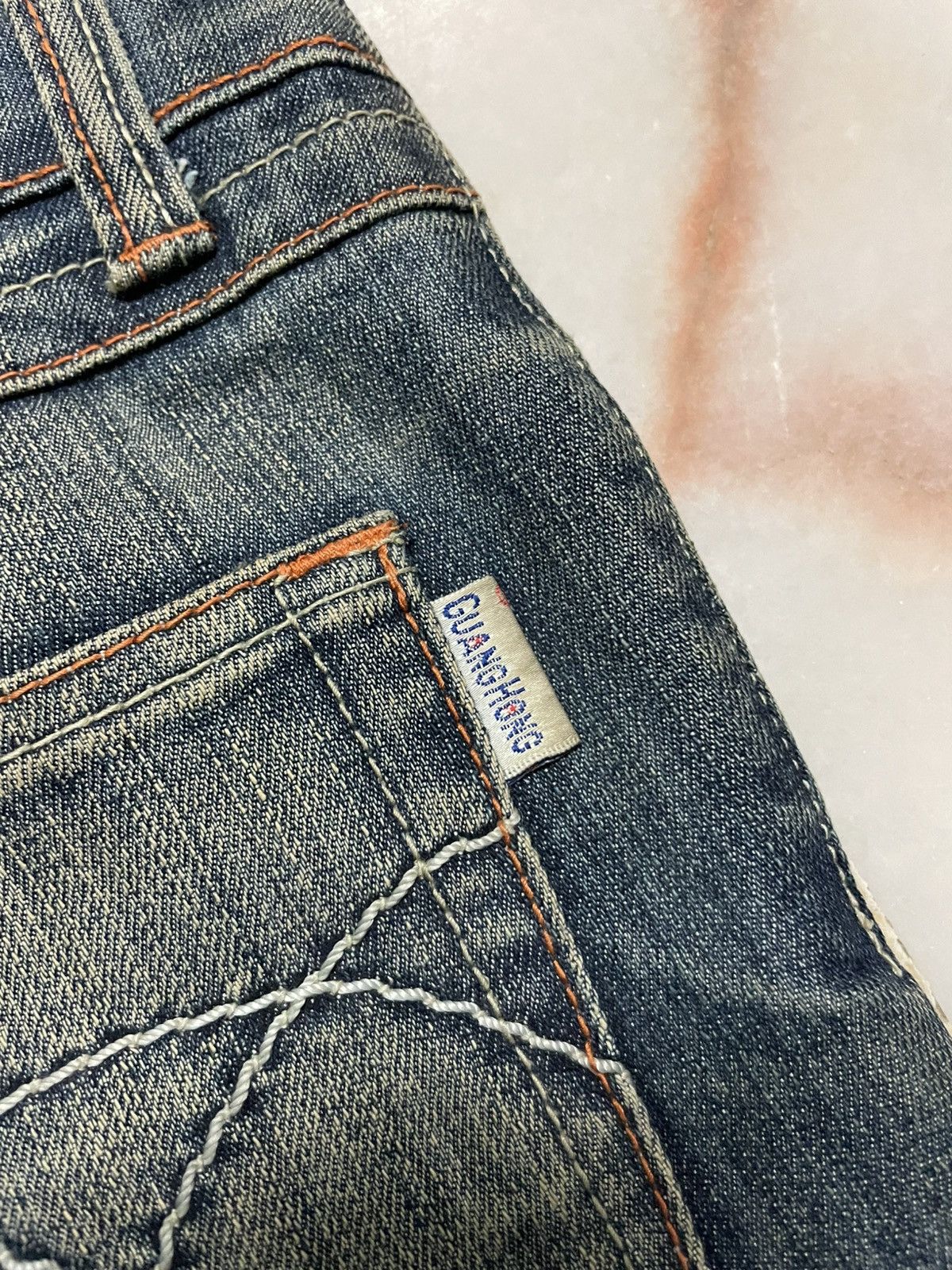 Seditionaries 💥Flared💥🇯🇵 Mudwash Tattoo Dragon Embroidery Bootcut Jean Size 28" / US 6 / IT 42 - 11 Thumbnail