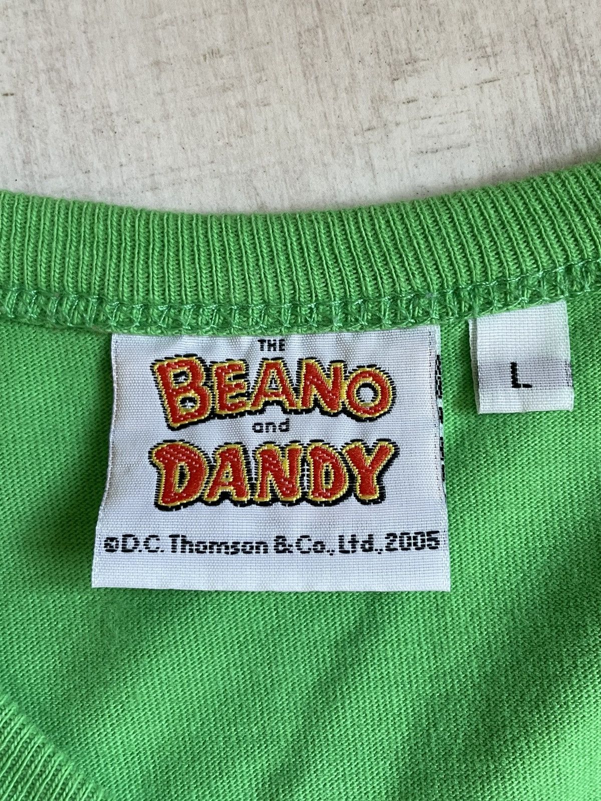 Cartoon Network × Vintage Vintage D.C. Thomson LTD 2005. Beano T-Shirt Comics RARE Art Size US L / EU 52-54 / 3 - 8 Thumbnail