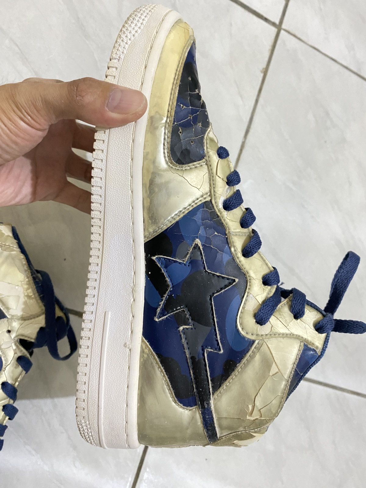 Bape Bapesta Hi Size US 8.5 / EU 41-42 - 8 Thumbnail