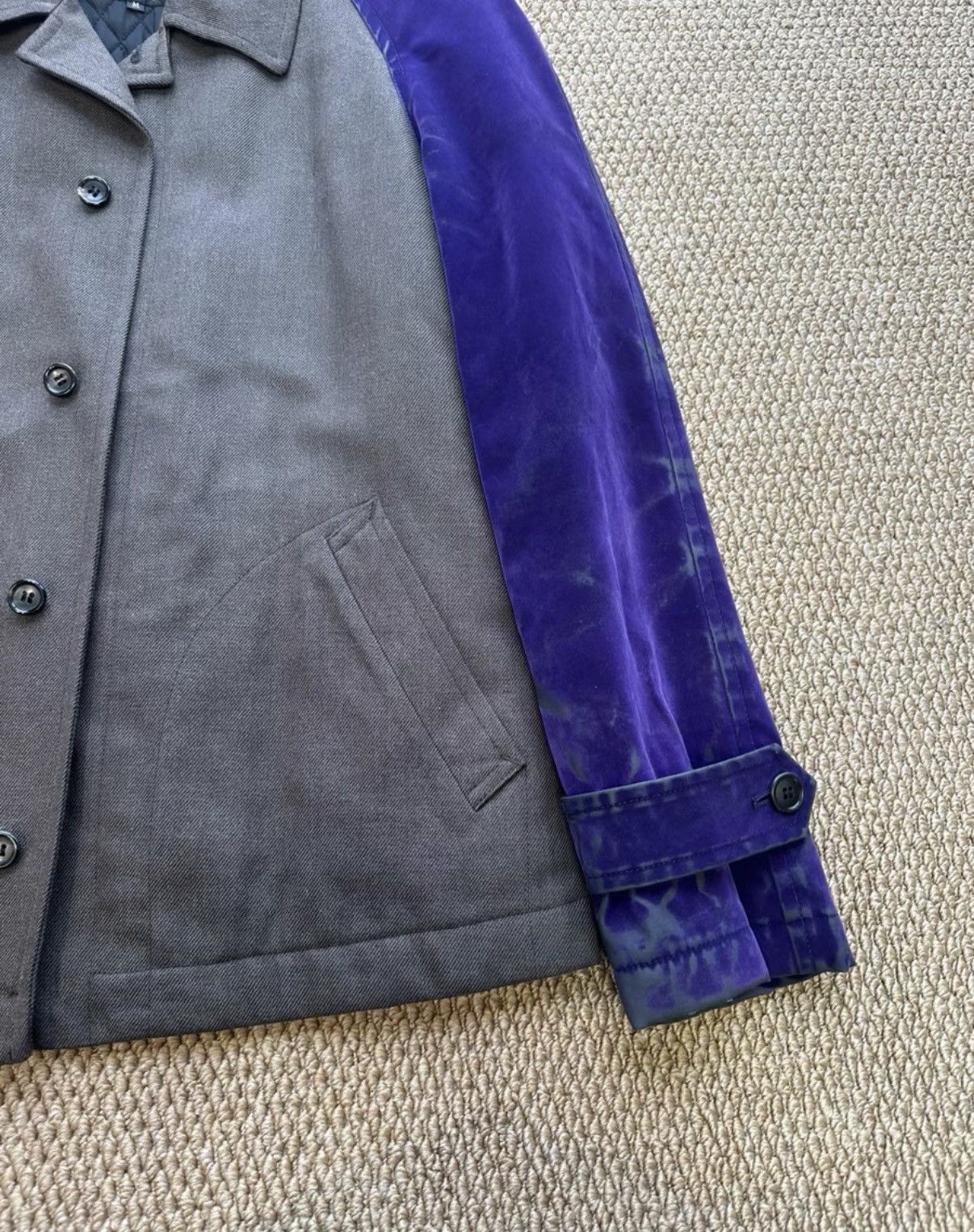 Comme des Garcons Comme des Garçons Homme Plus Velvet Sleeve Jacket K23 Size US M / EU 48-50 / 2 - 2 Thumbnail