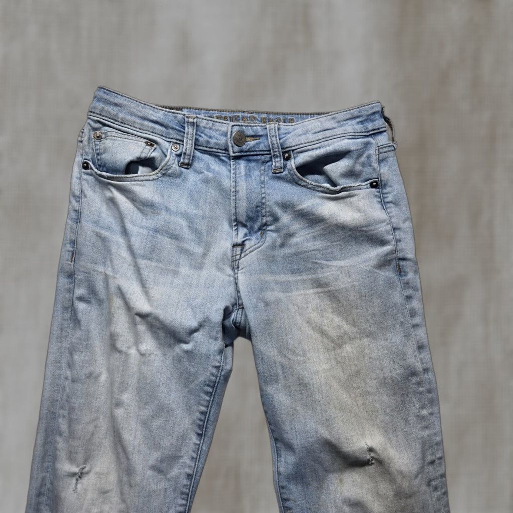 American Eagle Outfitters American Eagle Outfitters Jeans Slim Straight Women Adult 28 Blue 5-Pocket Denim Stretch Mockup? Size 28" / US 6 / IT 42 - 1 Thumbnail