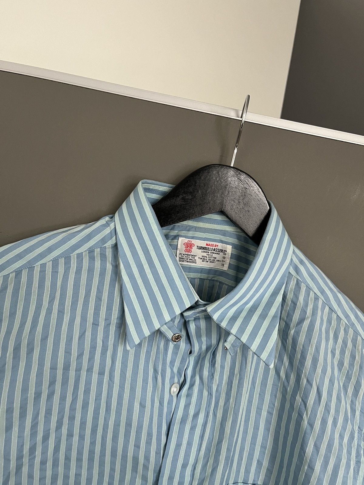 Turnbull & Asser Turnbull & Asser Stripped Luxury Shirt Size US M / EU 48-50 / 2 - 3 Thumbnail
