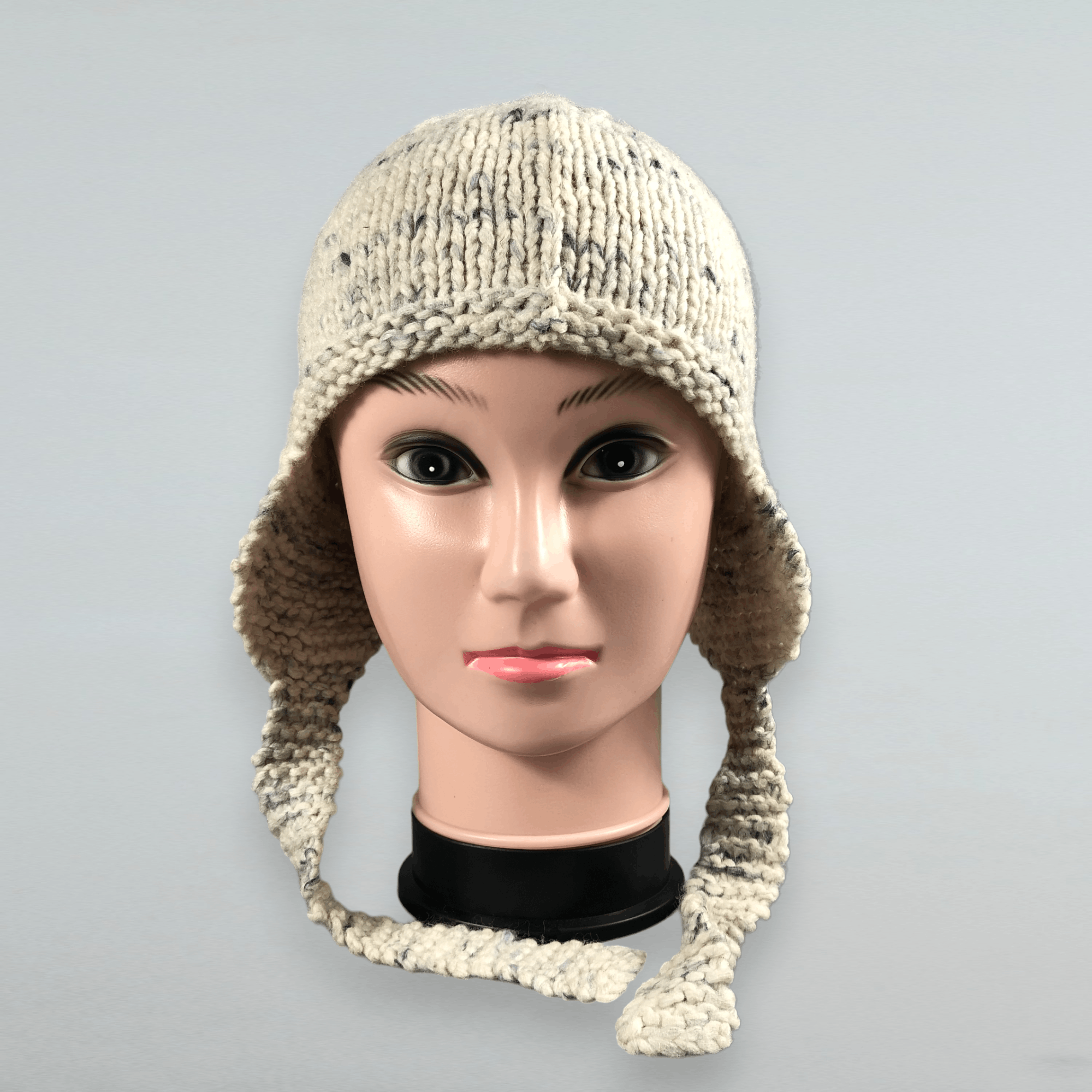 Japanese Brand × Vintage Retro Knit Hat Earflap Beanie Size ONE SIZE - 1 Thumbnail