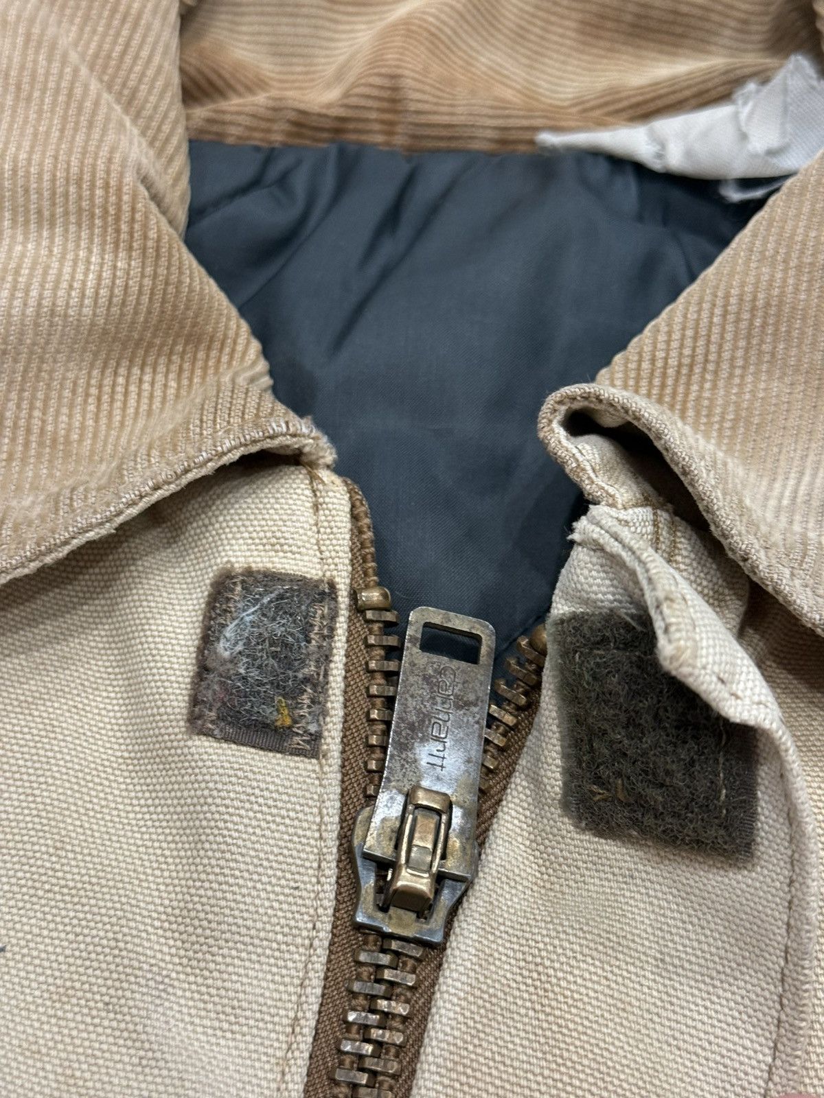Carhartt Vintage 80s Carhartt Detroit Style Jacket (Thrashed) Size US L / EU 52-54 / 3 - 14 Thumbnail