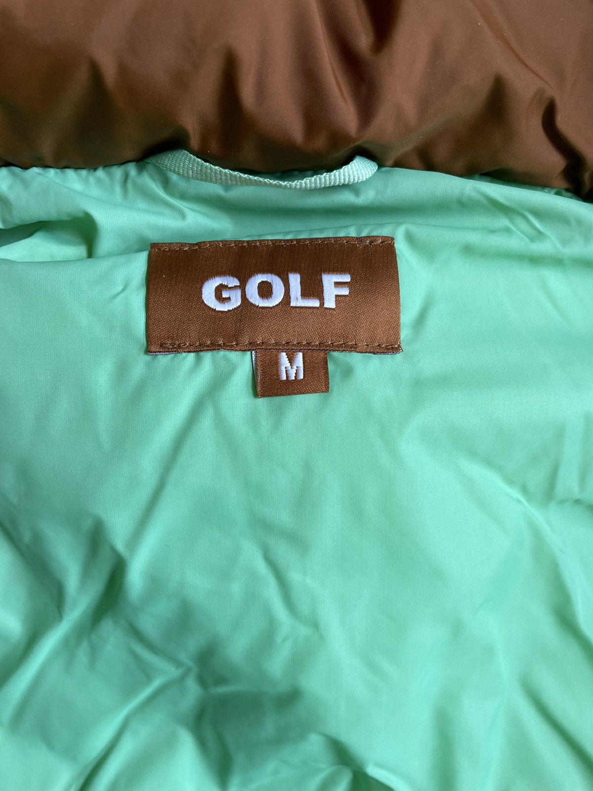 Golf Wang Golf Wang Green Flame Puffer Jacket Size M Size US M / EU 48-50 / 2 - 3 Thumbnail