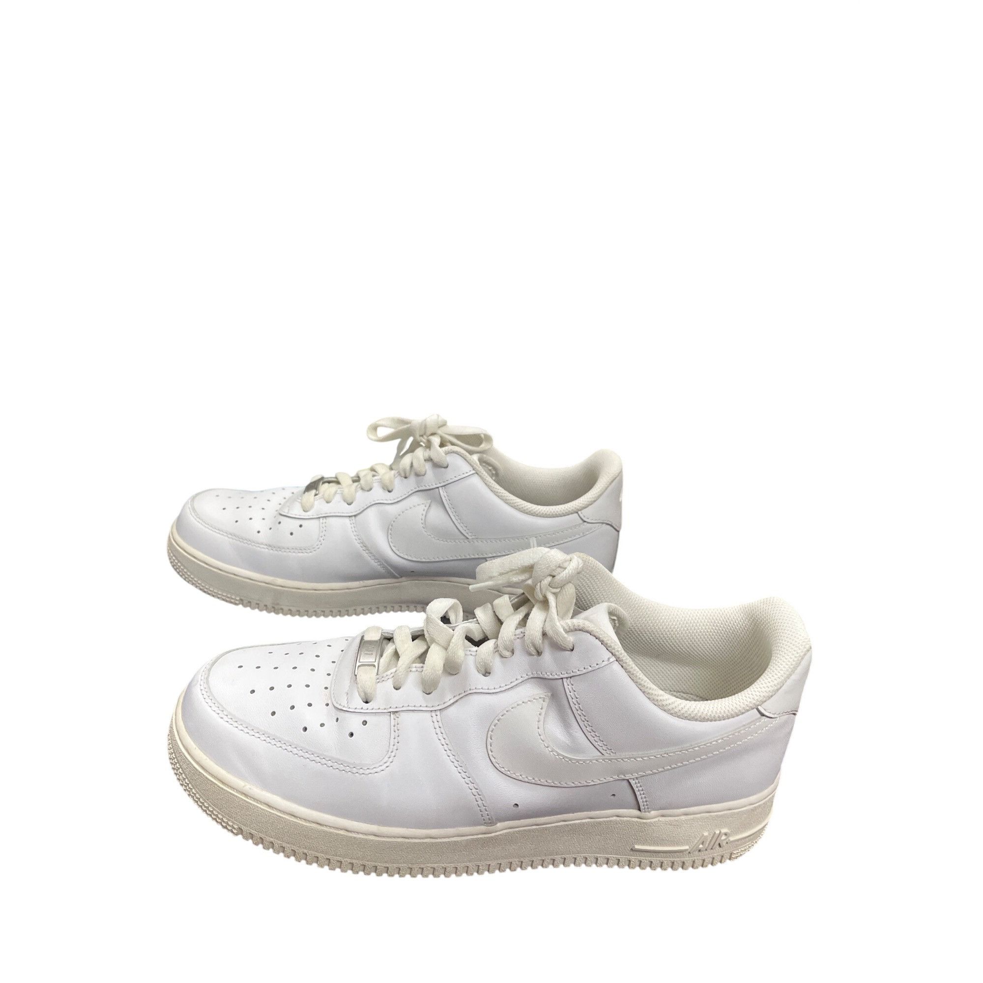 Nike Nike Air Force trip white mens low casual athletic sneakers Size US 10.5 / EU 43-44 - 4 Thumbnail