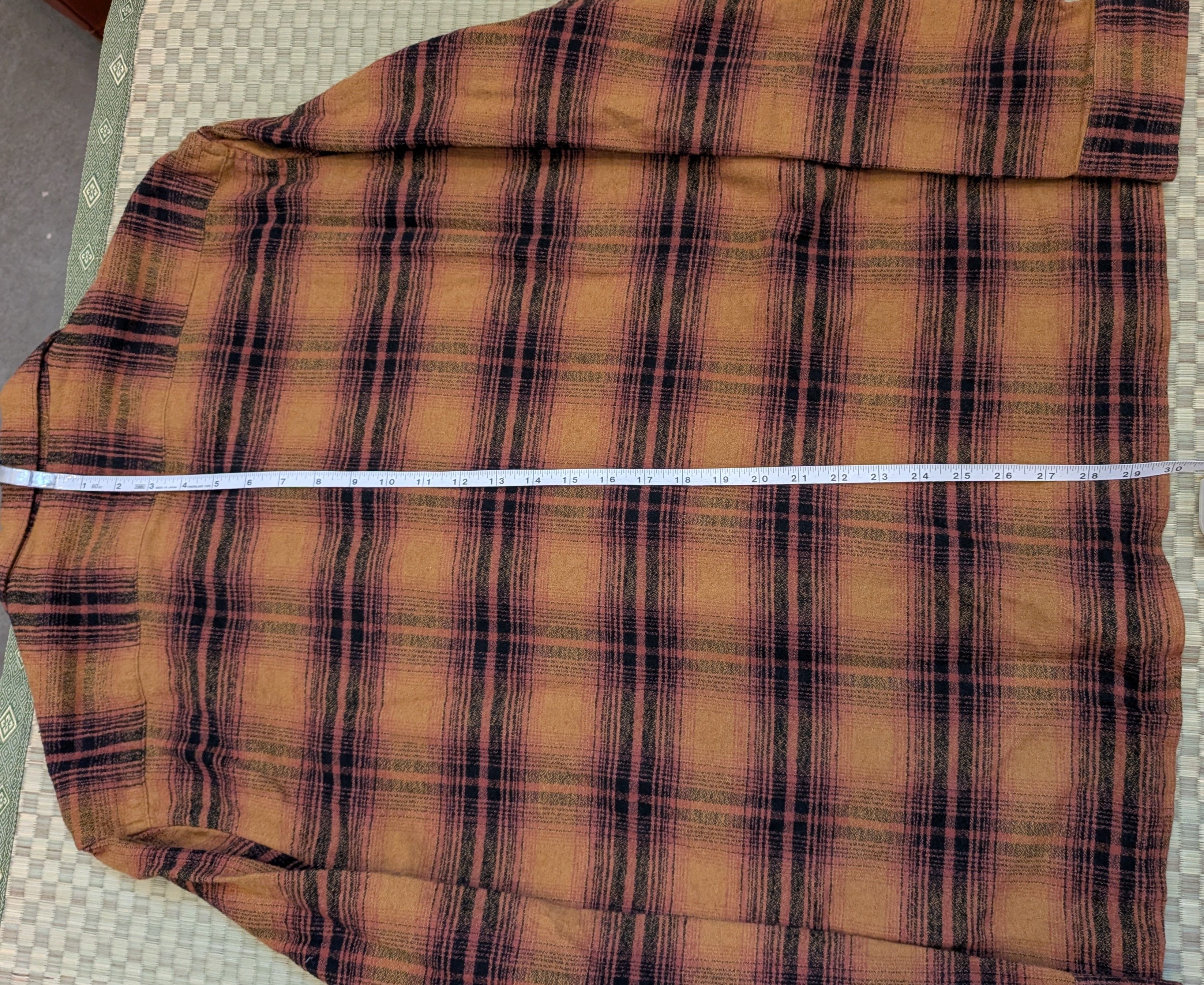 Allsaints Allsaints Ysidro Wool Blend Relaxed Fit Plaid Shirt Size US XXL / EU 58 / 5 - 7 Thumbnail