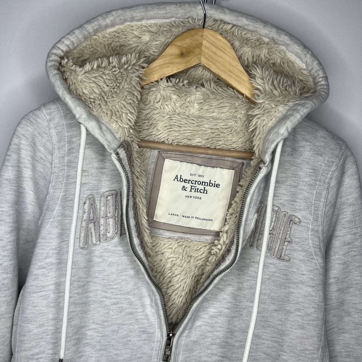 If Six Was Nine × Japanese Brand × Le Grande Bleu (L.G.B.) Vintage Fur Hoodie Aber If6was9 LGB Style Sweatshirt Y2K Size M / US 6-8 / IT 42-44 - 2 Thumbnail