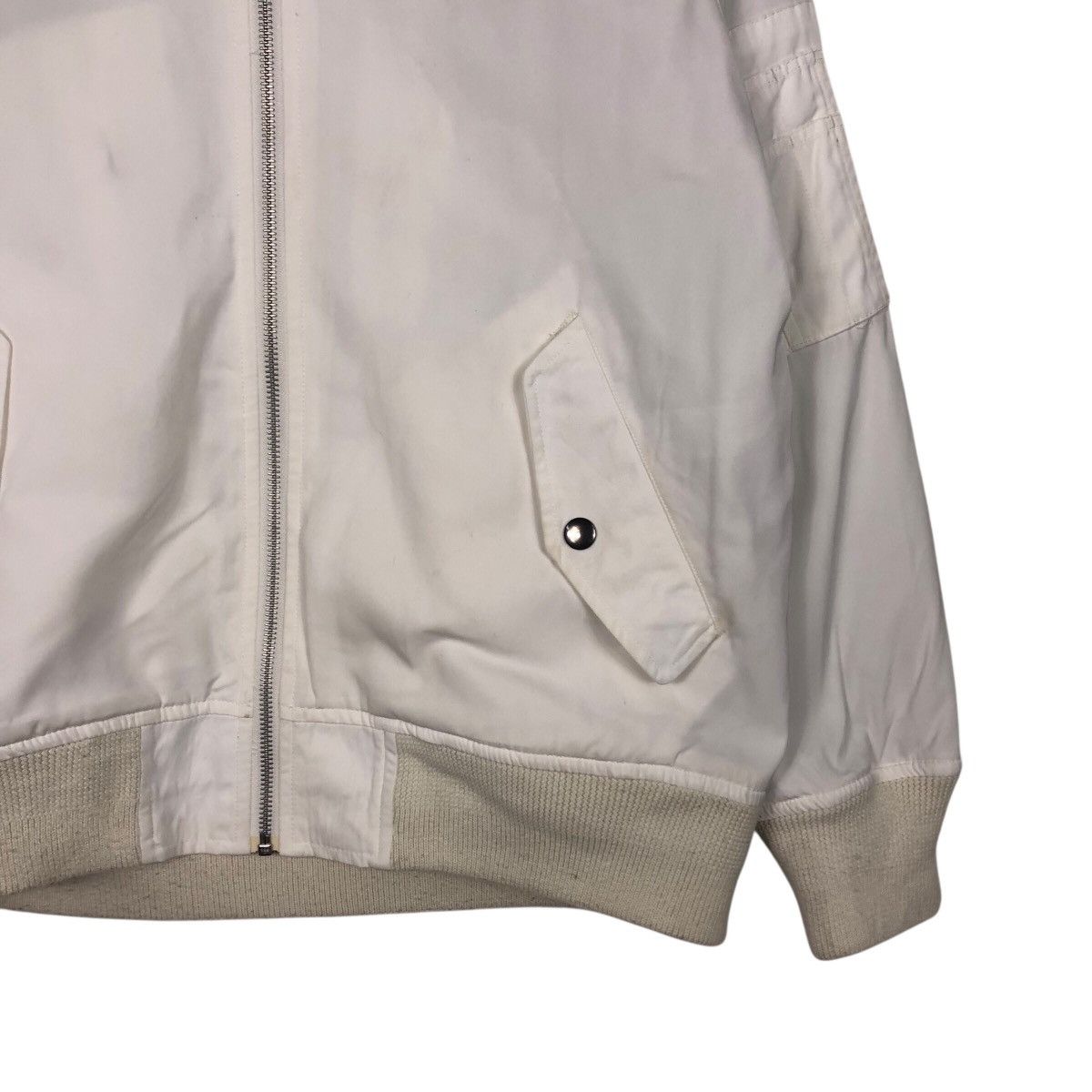 Japanese Brand 📌Rich White Vtg Bomber Jacket Urban Research Issey Miyake Size US M / EU 48-50 / 2 - 6 Thumbnail