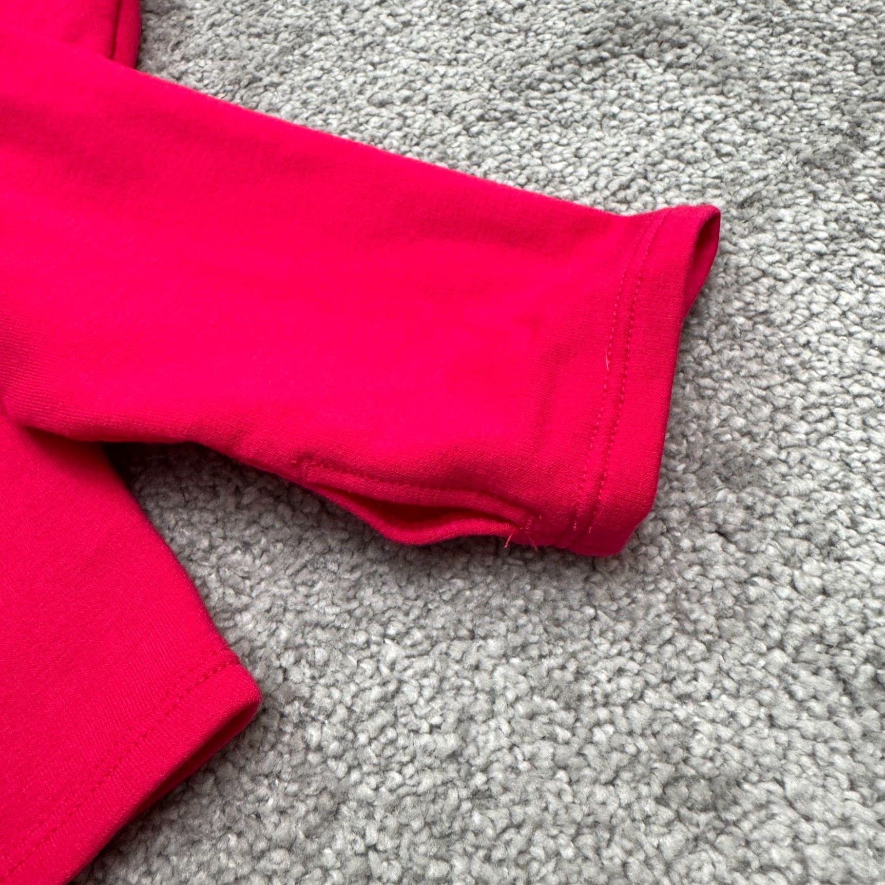 Vintage Zella Pullover Sweatshirt Womens Small Pink Crew Neck Thumbholes Active Stretch Shirt Size S / US 4 / IT 40 - 4 Thumbnail