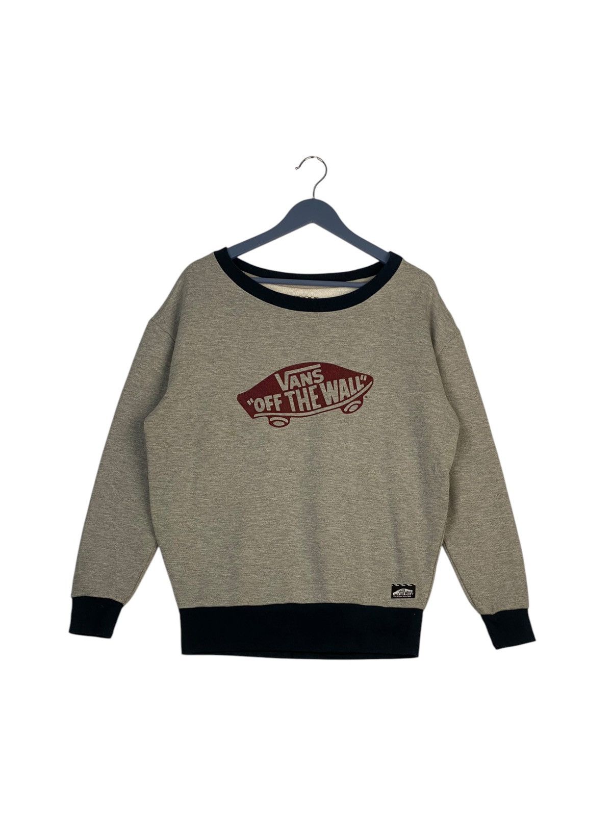 Vans × Vintage Vintage Vans Embroidered Crewneck Sweatshirt Gray Pullover Size US M / EU 48-50 / 2 - 1 Thumbnail