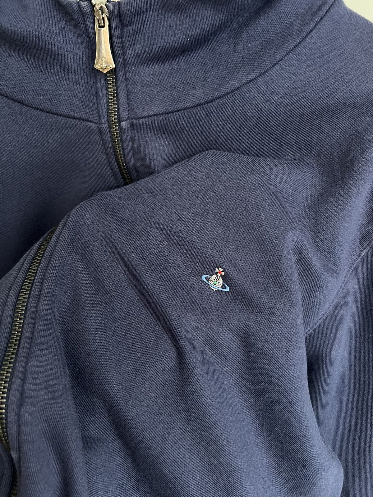 Vivienne Westwood Vivienne Westwood Orb Zip Hoodie Mens Size L/XL Embroidered Size US XL / EU 56 / 4 - 9 Thumbnail