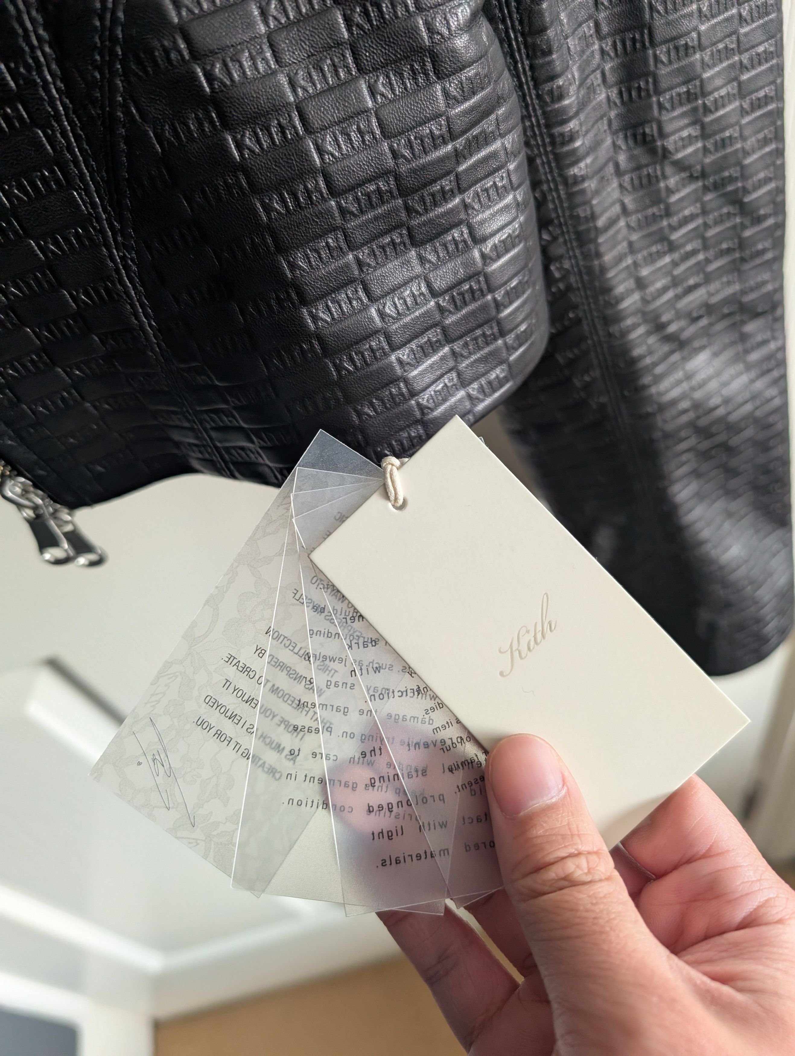Kith Lisa for Kith Women Nikita Monogram Leather Zip Top Size S / US 4 / IT 40 - 10 Thumbnail
