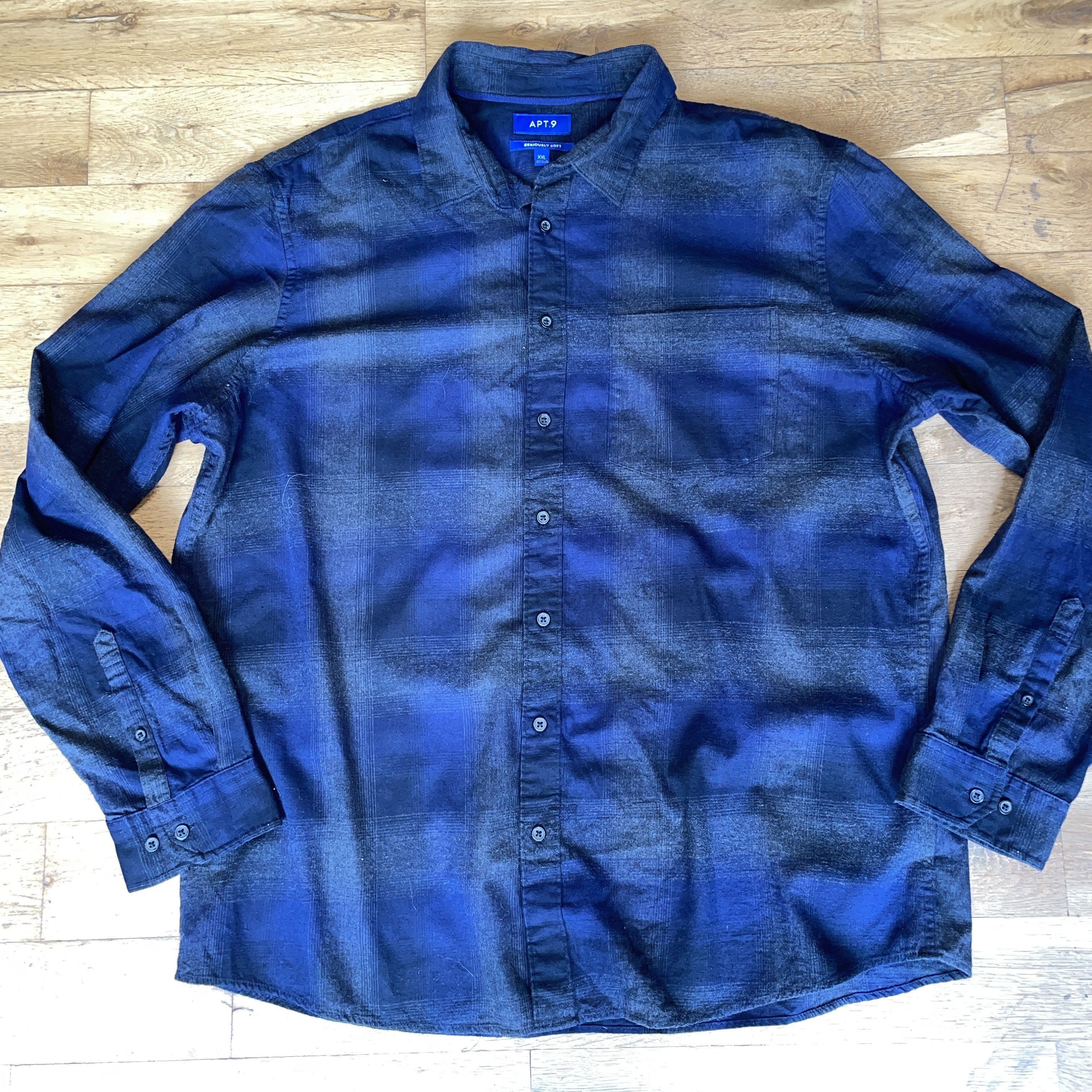 Apt. 9 Apt.9 Men's Soft Touch Flannel Shirt Size 2xl - New Size US XXL / EU 58 / 5 - 1 Thumbnail