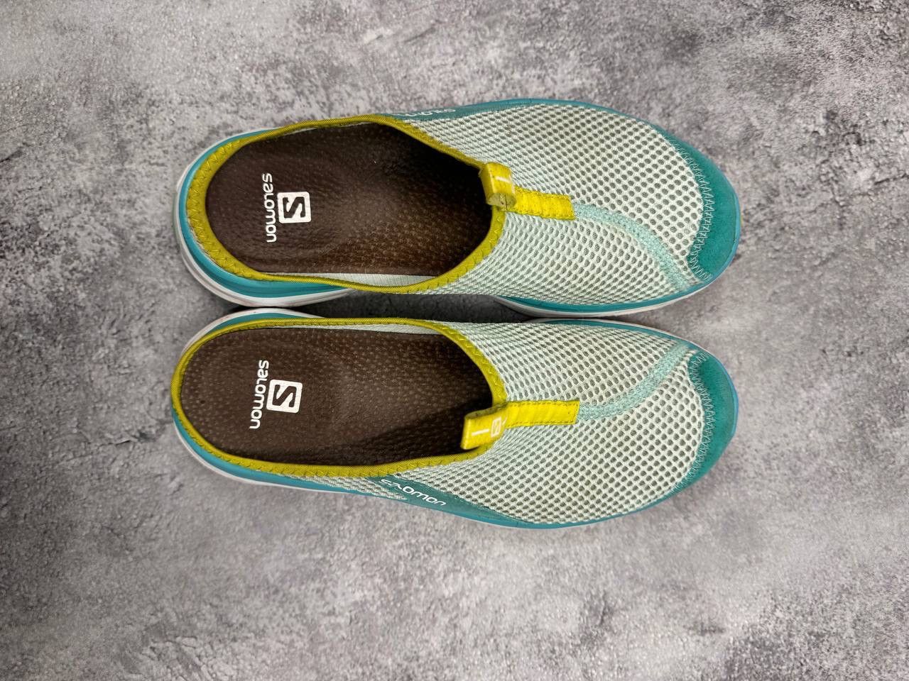 Salomon Salomon Women Mesh Slip On Shoes Green White Size 41,5 Size US 11.5 / IT 41.5 - 2 Thumbnail