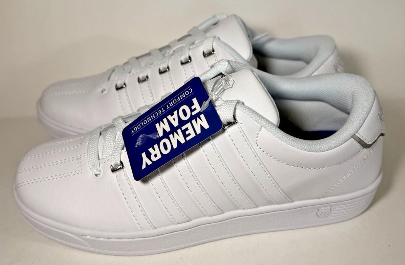 K-Swiss K-SWISS Court Pro II CMF Women's Casual Sneaker White/Silver Size US 8 / EU 41 - 3 Thumbnail