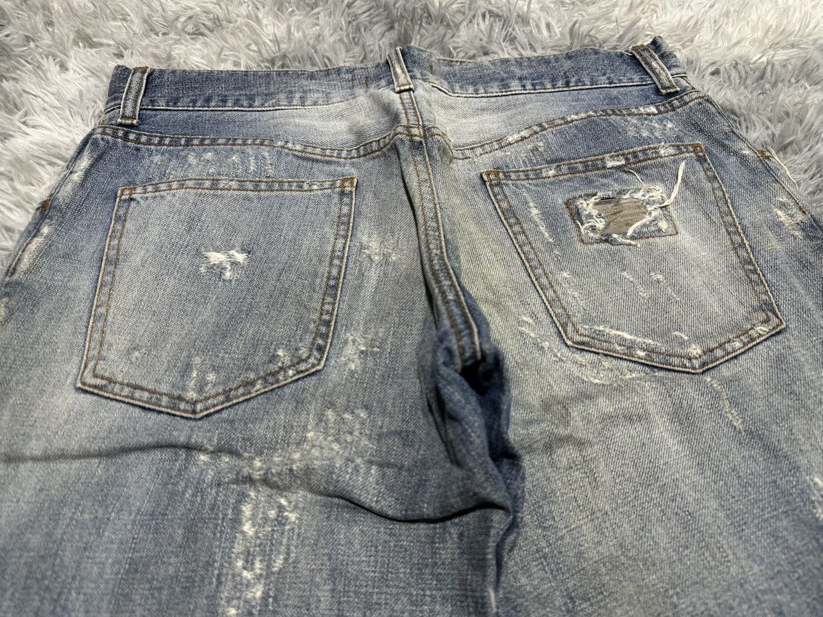 Dolce & Gabbana 🔥Sick Y2K Dolce & Gabbana Shorts Denim Distressed Size US 34 / EU 50 - 11 Thumbnail