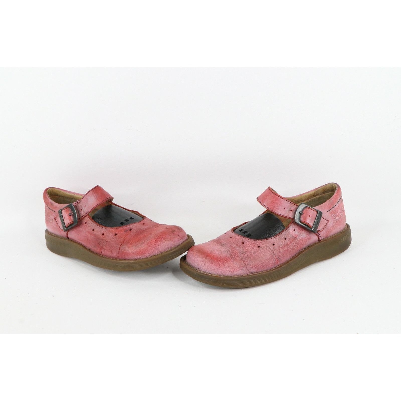 Dr. Martens × Vintage Vintage Dr Martens Distressed Chunky Leather Mary Jane Shoes Size US 6 / IT 36 - 1 Thumbnail