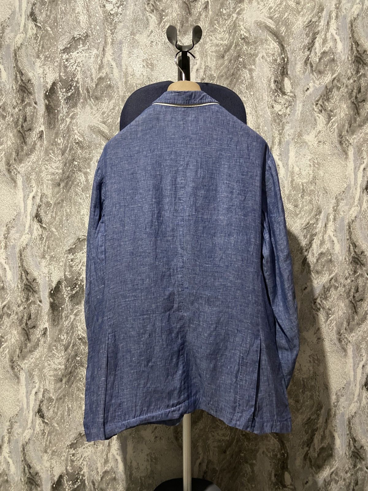 Corneliani Corneliani ID Blazer Jacket Blue Mens Size 54 6 R Size 54R - 11 Thumbnail