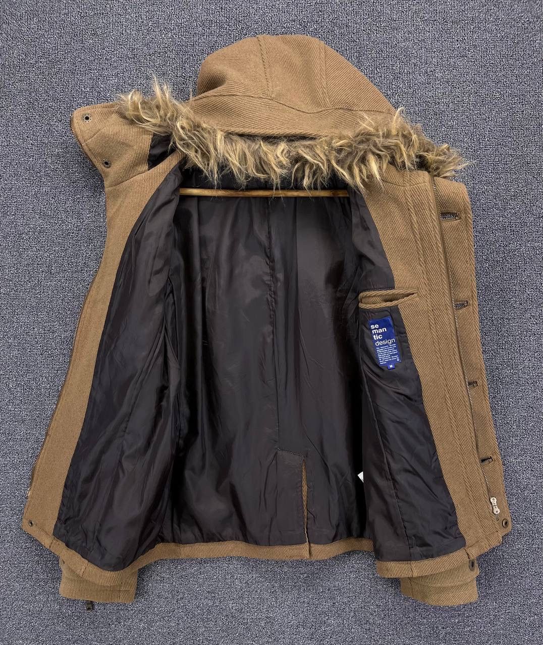 semanticdesign Semantic Design Rare Wool Duffle Coat Zip Up Jacket Size M / US 6-8 / IT 42-44 - 5 Thumbnail