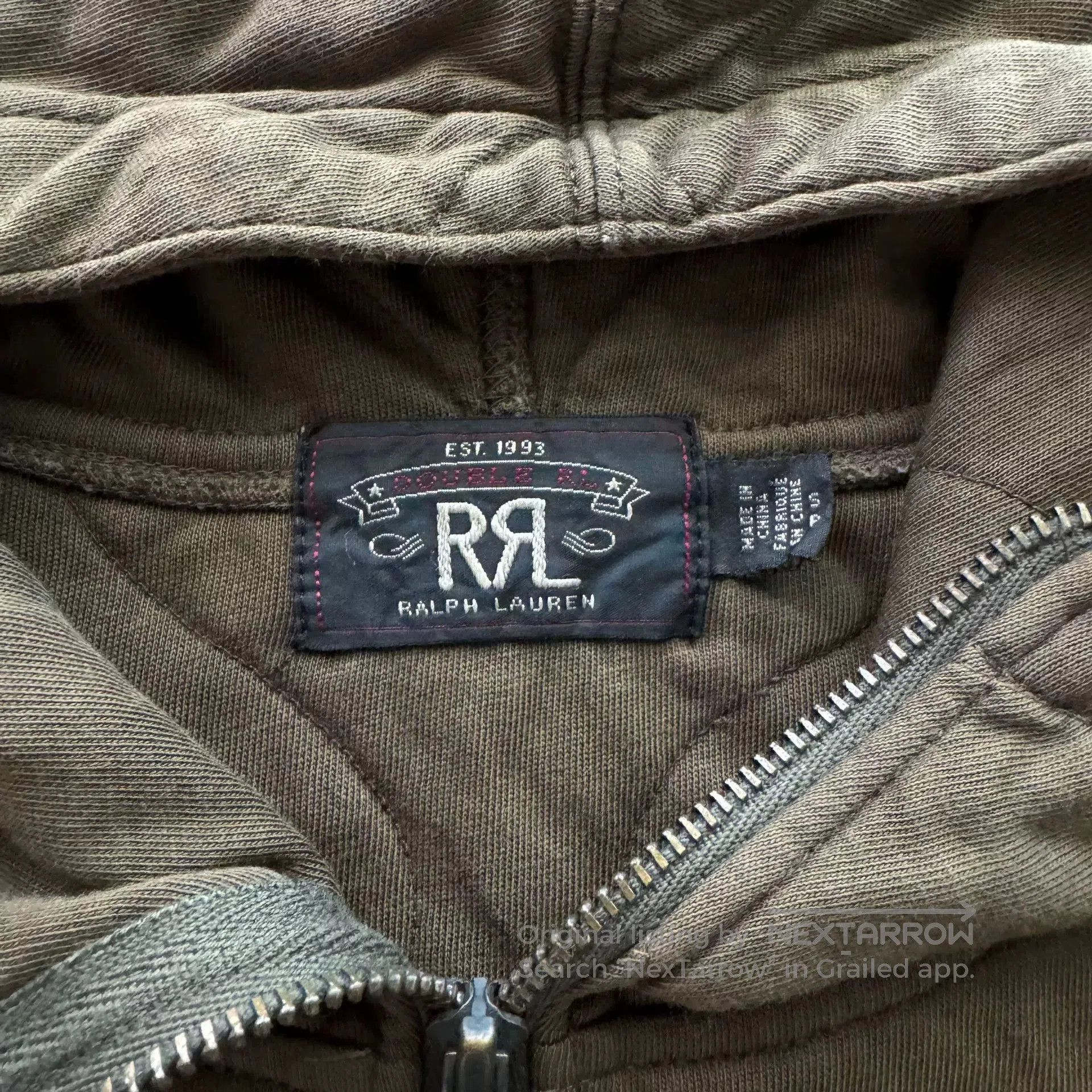 RRL Ralph Lauren RRL Military Style Hoodie. Size US S / EU 44-46 / 1 - 3 Thumbnail