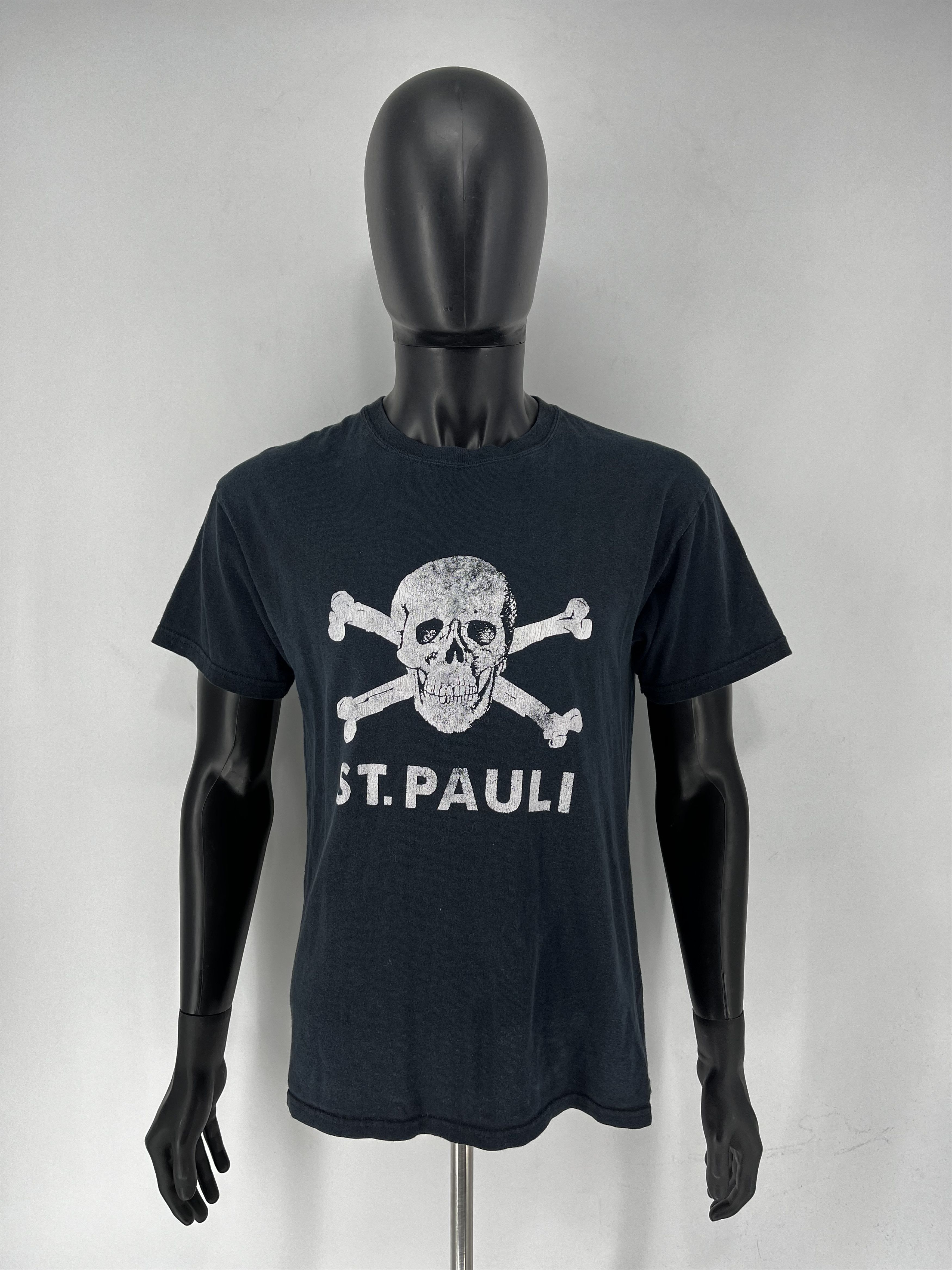 Saint Paul × Vintage Vintage St.Pauli 90s Rare Blaxk Graphic Size M Size US M / EU 48-50 / 2 - 2 Thumbnail