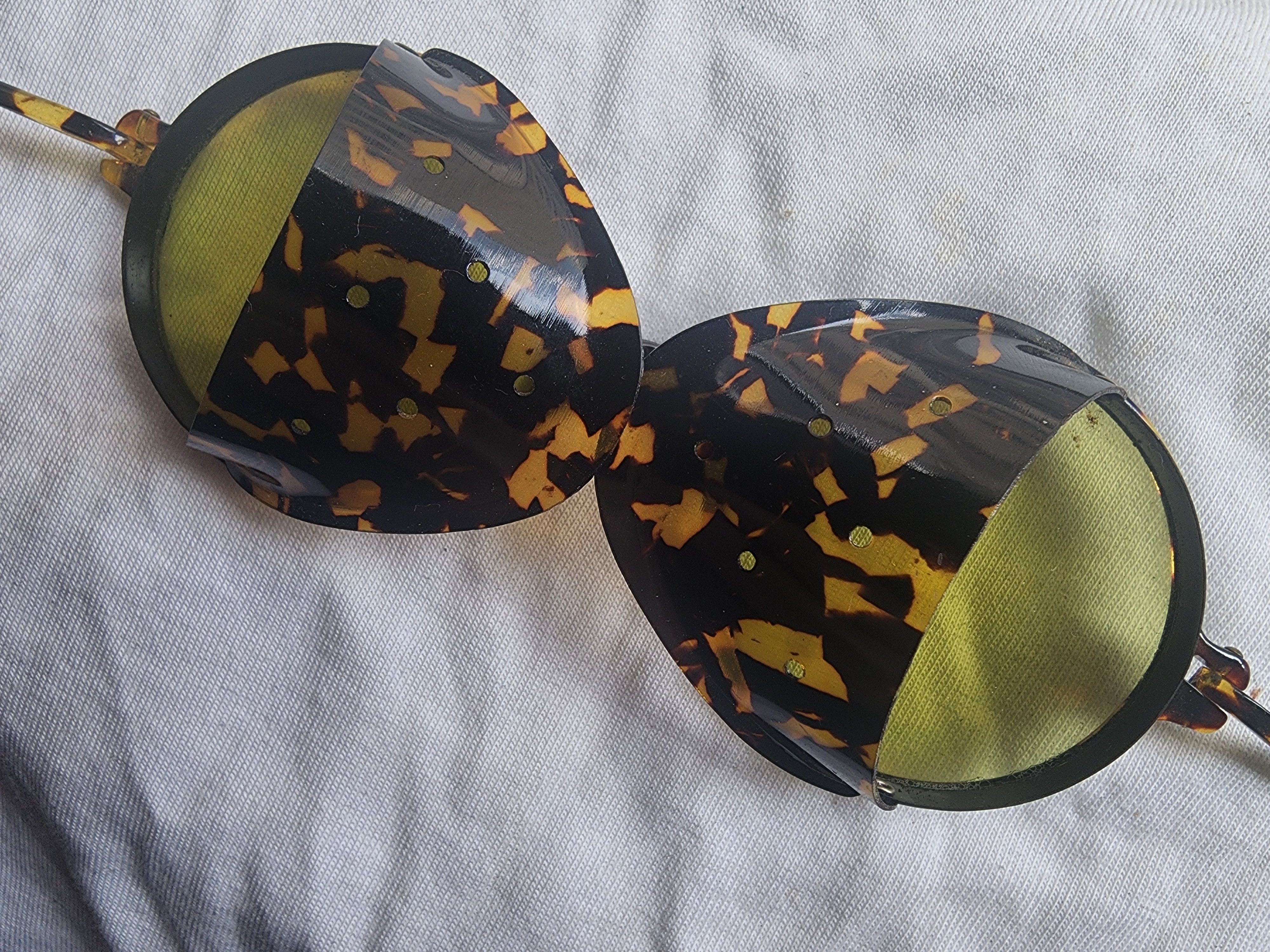 Matsuda WILLSON VTG 40'S DECO TORTOISE SHELL SUNGLASSES Size ONE SIZE - 3 Thumbnail