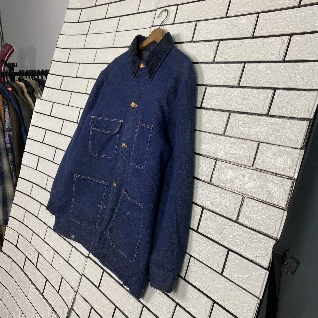 Vintage 🔥VINTAGE CHORE DETROIT JACKET BLANKET WORKER KAPITAL Size US M / EU 48-50 / 2 - 3 Thumbnail