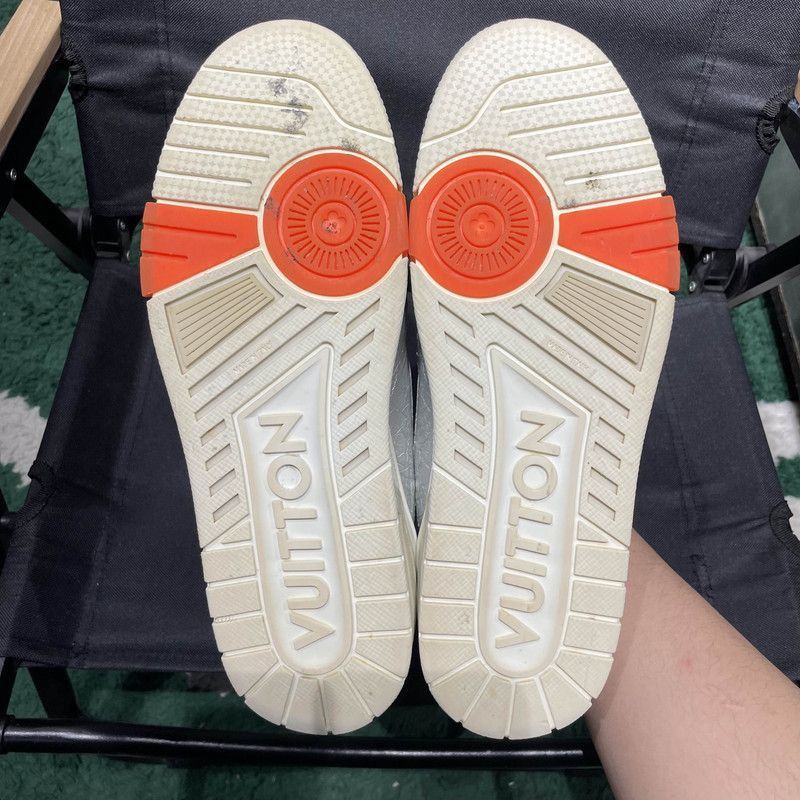 Louis Vuitton Louis Vuitton Metallic Trainer Low Top Sneakers -2508 Size US 8.5 / EU 41-42 - 3 Thumbnail