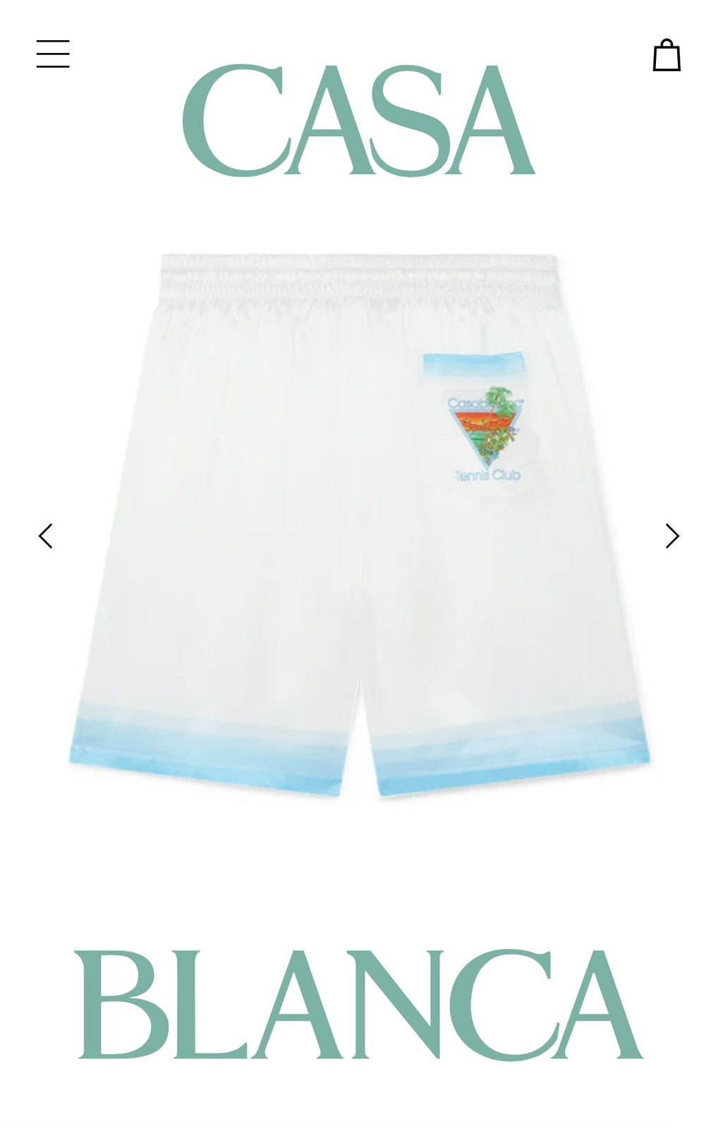 Casablanca CasaBlanca 100%silk shorts Size US 40 / EU 56 - 2 Thumbnail
