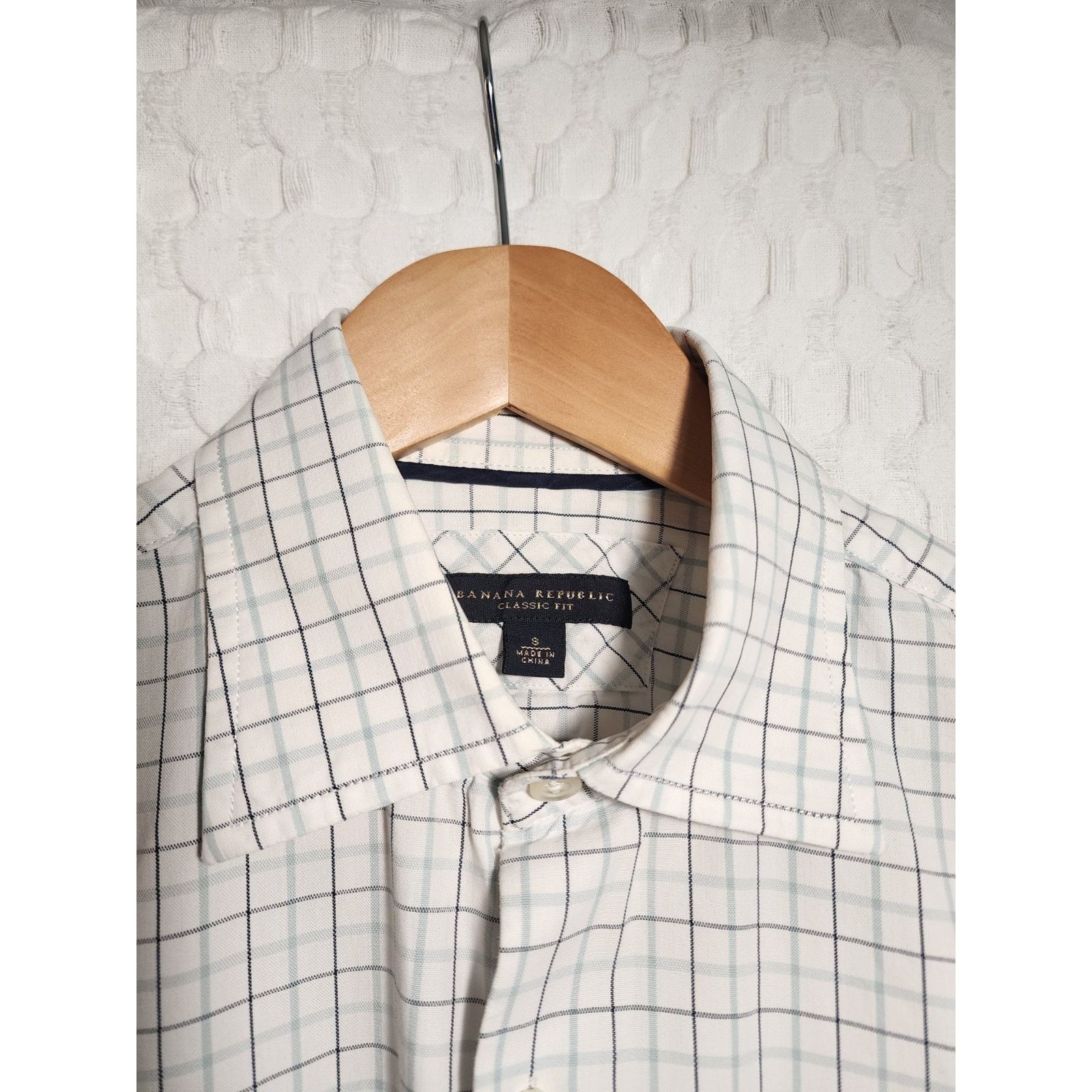 Banana Republic Banana Republic Classic Fit Small Men's Long Sleeve Shirt Size US S / EU 44-46 / 1 - 3 Thumbnail