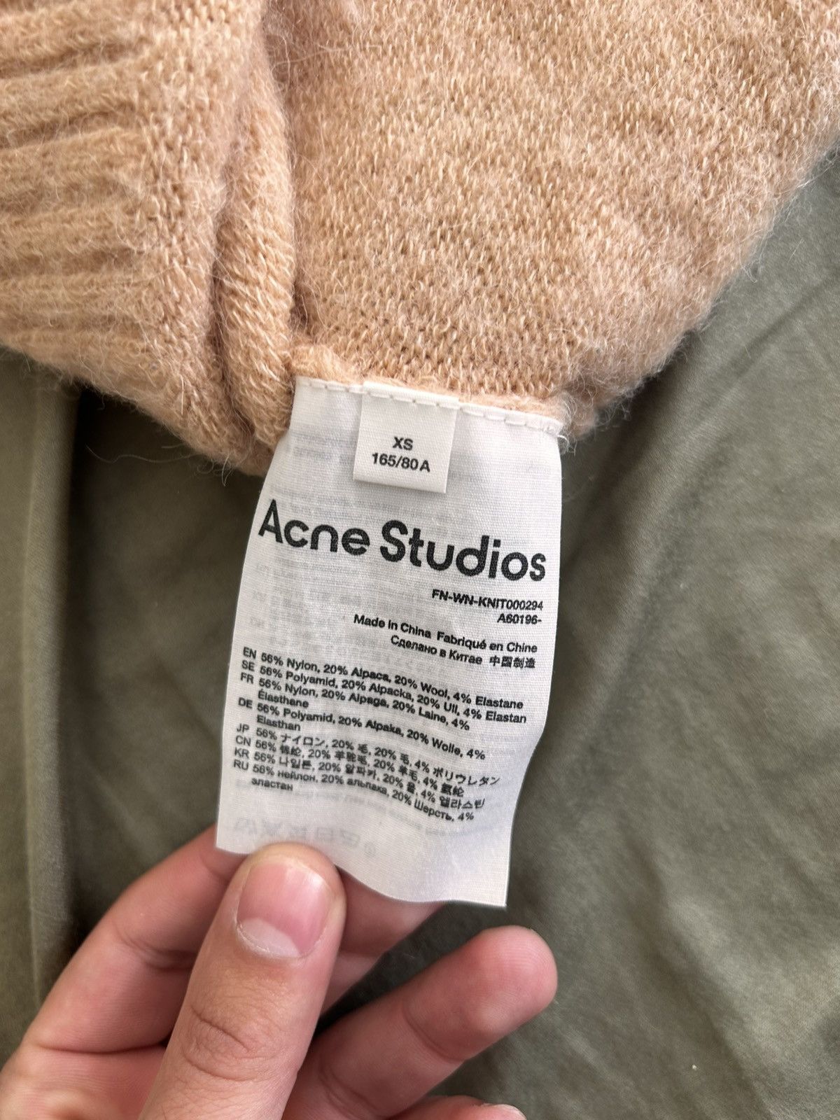 Acne Studios Acne Studios Alpaca Sweater - Light Pink Size US XS / EU 42 / 0 - 6 Thumbnail