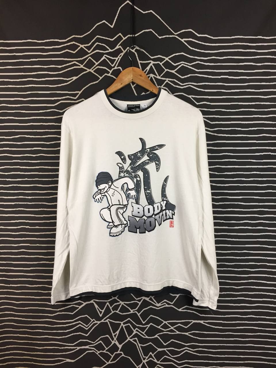 Vintage Vtg Grass Hither Mark "Body Movin" Long Sleeve Tee Size US M / EU 48-50 / 2 - 2 Thumbnail