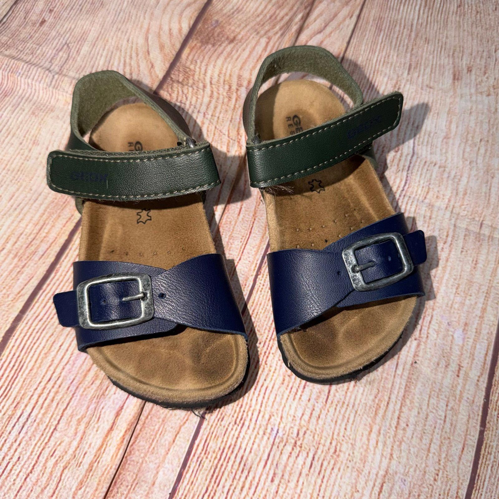 Geox Geox Kids' Leather Sandals with Buckle Size 7 Size US 7 / EU 40 - 1 Thumbnail
