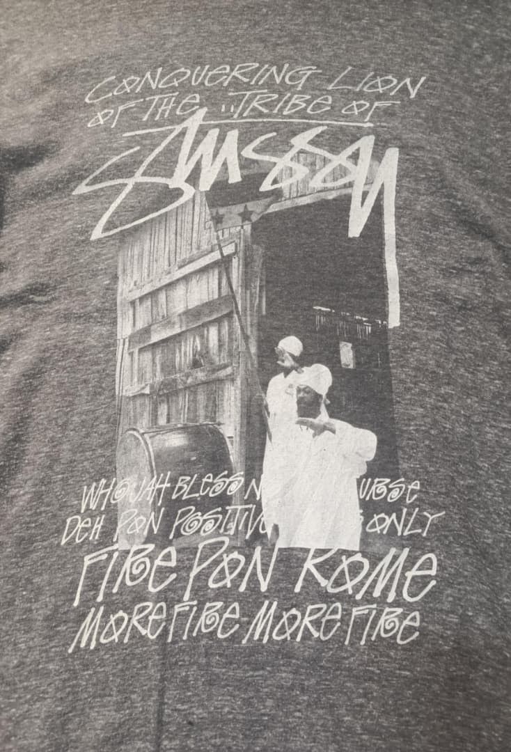 Stussy Stüssy "Who Jah Bless" , specifically the "Conquering Lion" Size US M / EU 48-50 / 2 - 6 Thumbnail