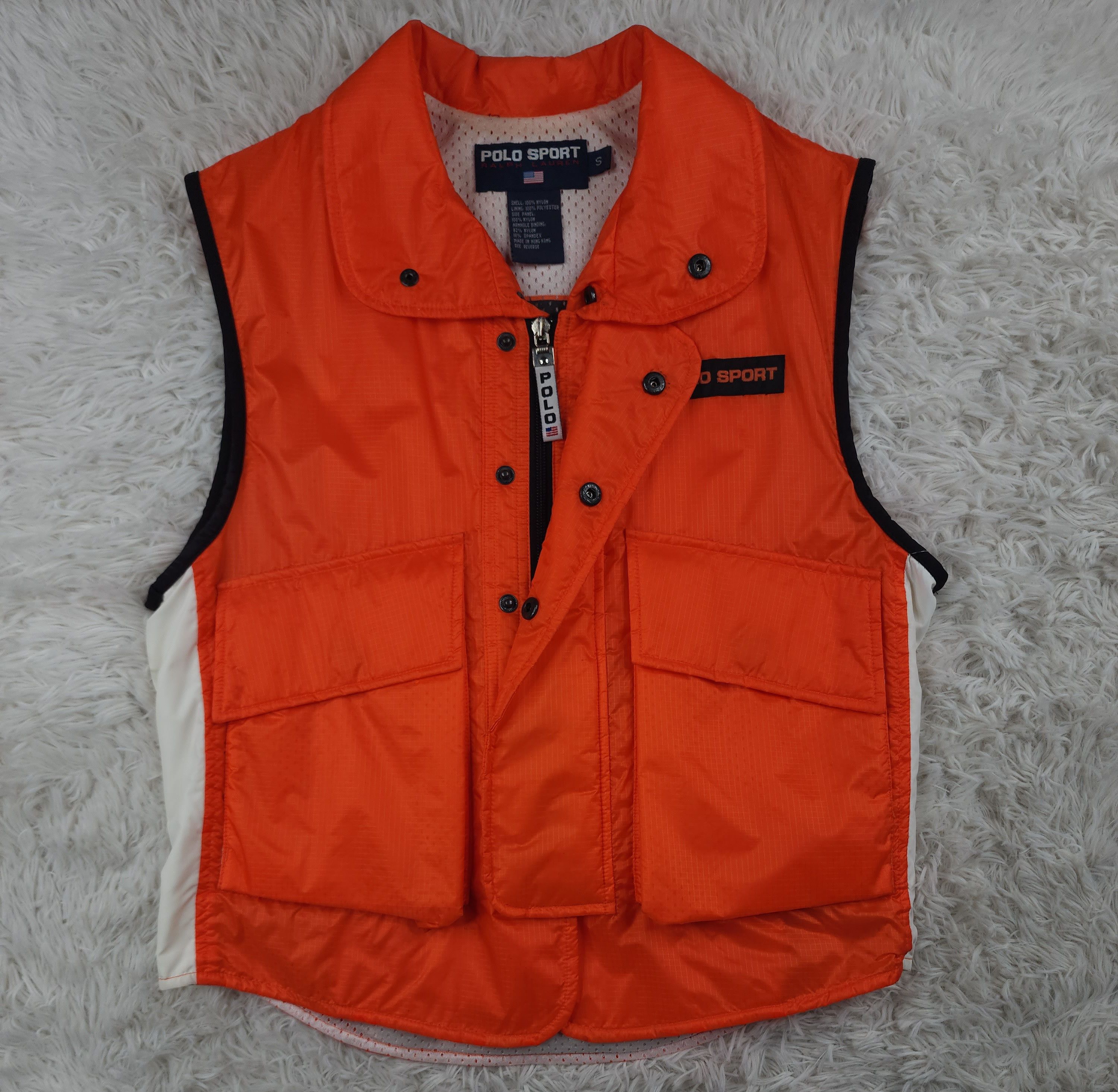 Polo Ralph Lauren Vintage Polo Sport Ralph Laurent nylon vest Size US S / EU 44-46 / 1 - 1 Thumbnail