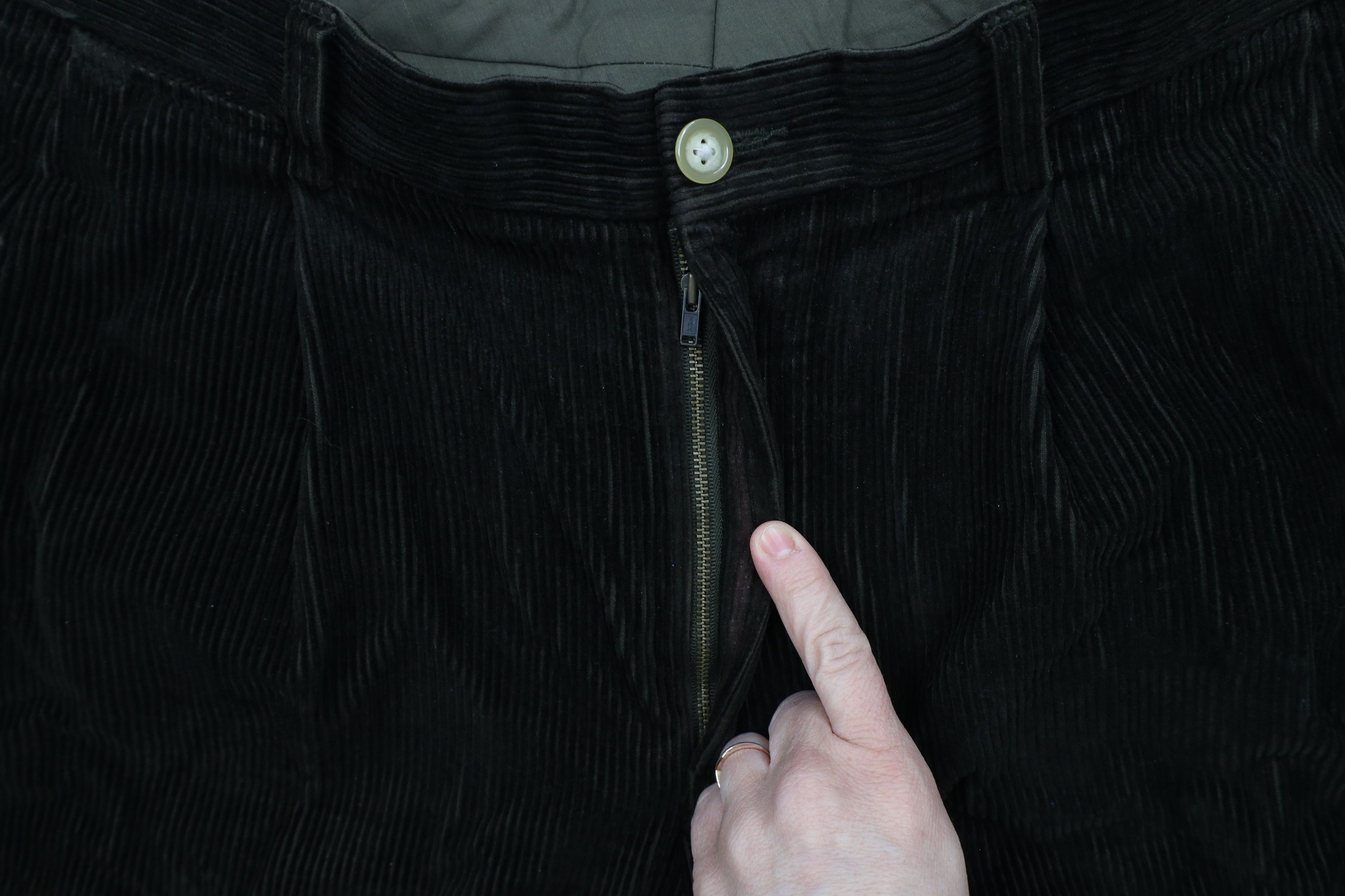 Nautica × Vintage Vintage Nautica Pleated Wide Leg Corduroy Pants Dark Green Size US 36 / EU 52 - 8 Thumbnail