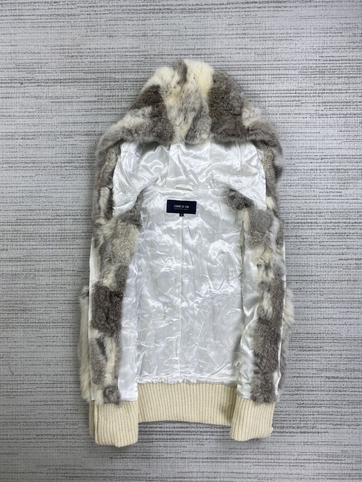 Comme Ca Ism Vintage Comme Ca Ism Japan Rabbit Fur Hoodie Vest Size US S / EU 44-46 / 1 - 4 Thumbnail