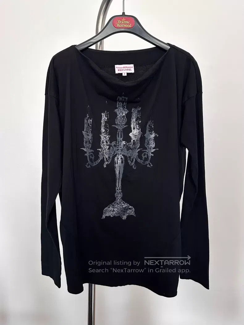 Vivienne Westwood Vivienne Westwood Candlestick Print 3D Collar Long Sleeve Size M / US 6-8 / IT 42-44 - 1 Thumbnail