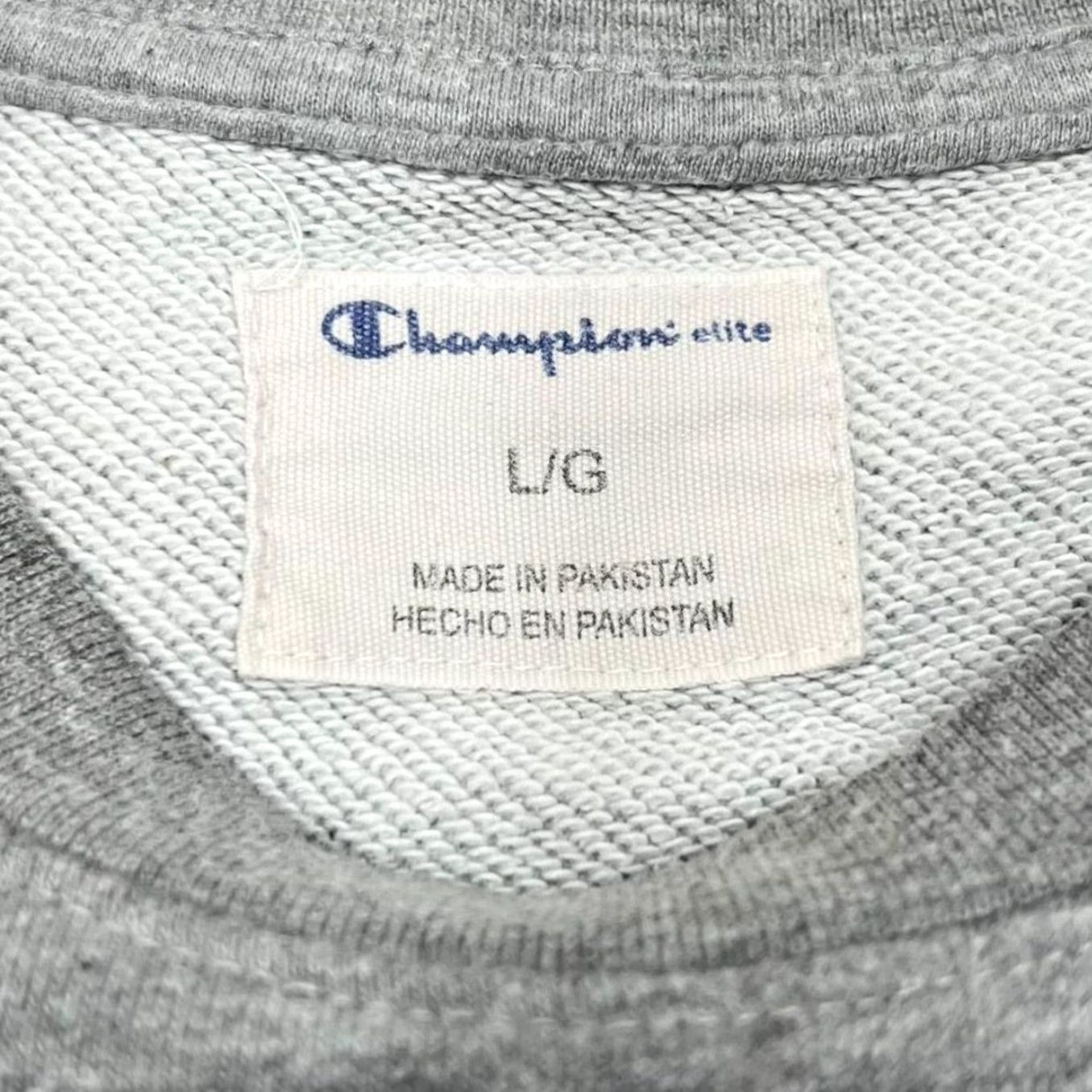 Champion Champion Elite Classic Embroidered Grey Sweatshirt Large Logo Spellout Men XL? Size US L / EU 52-54 / 3 - 2 Thumbnail
