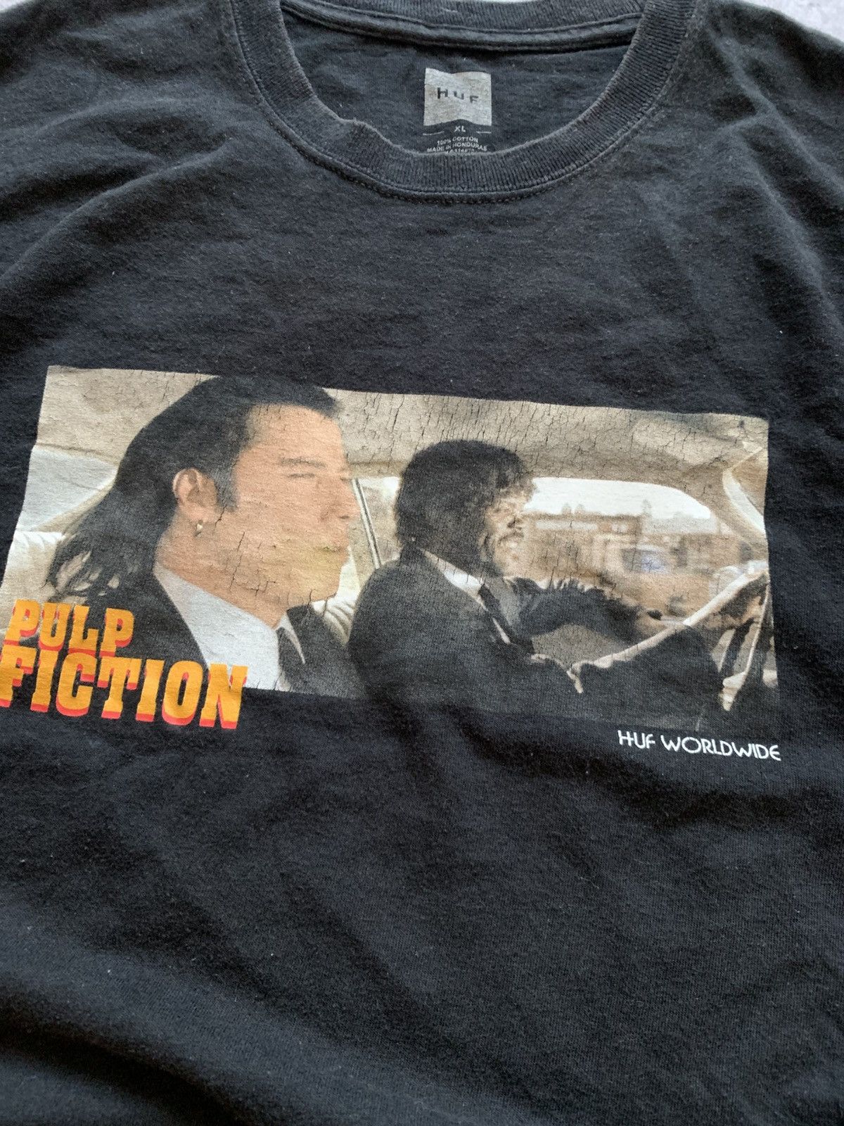 Huf 🔥PULP FICTION x HUF T SHIRT TEE Size US XL / EU 56 / 4 - 4 Thumbnail