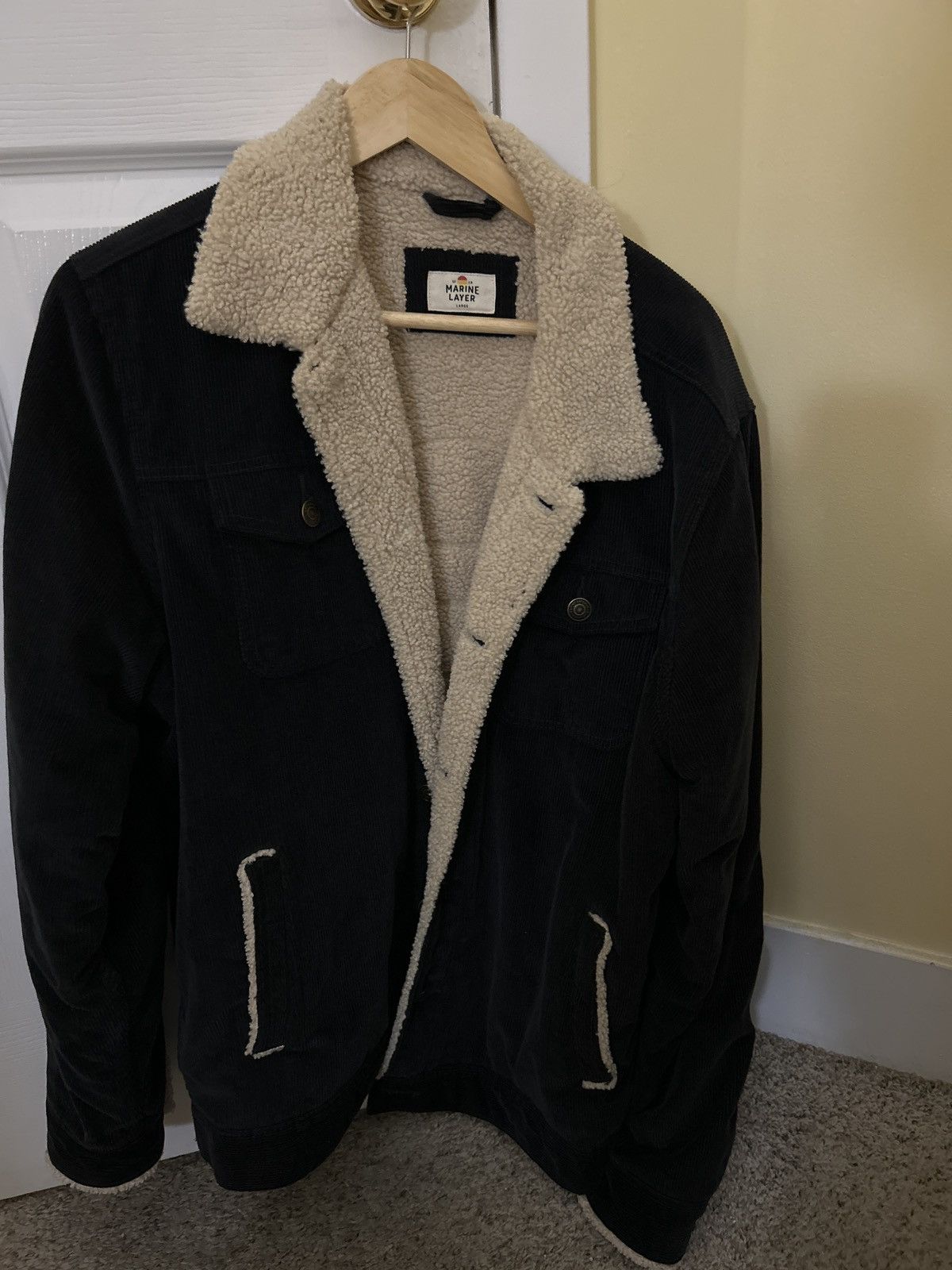 Marine Layer Sherpa Cord Jacket (L) worn only a few times