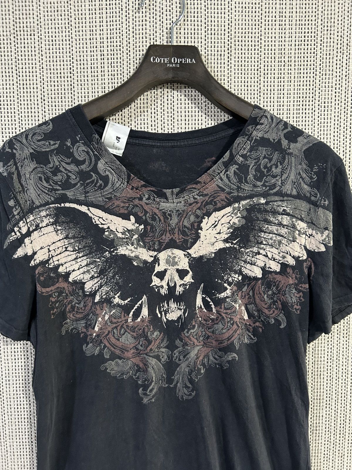 Affliction Y2k code combine for men tshirt skull Size US M / EU 48-50 / 2 - 6 Thumbnail